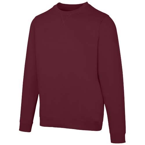 Pull personnalisé col rond 280 g/m² Jasper Bordeaux profond